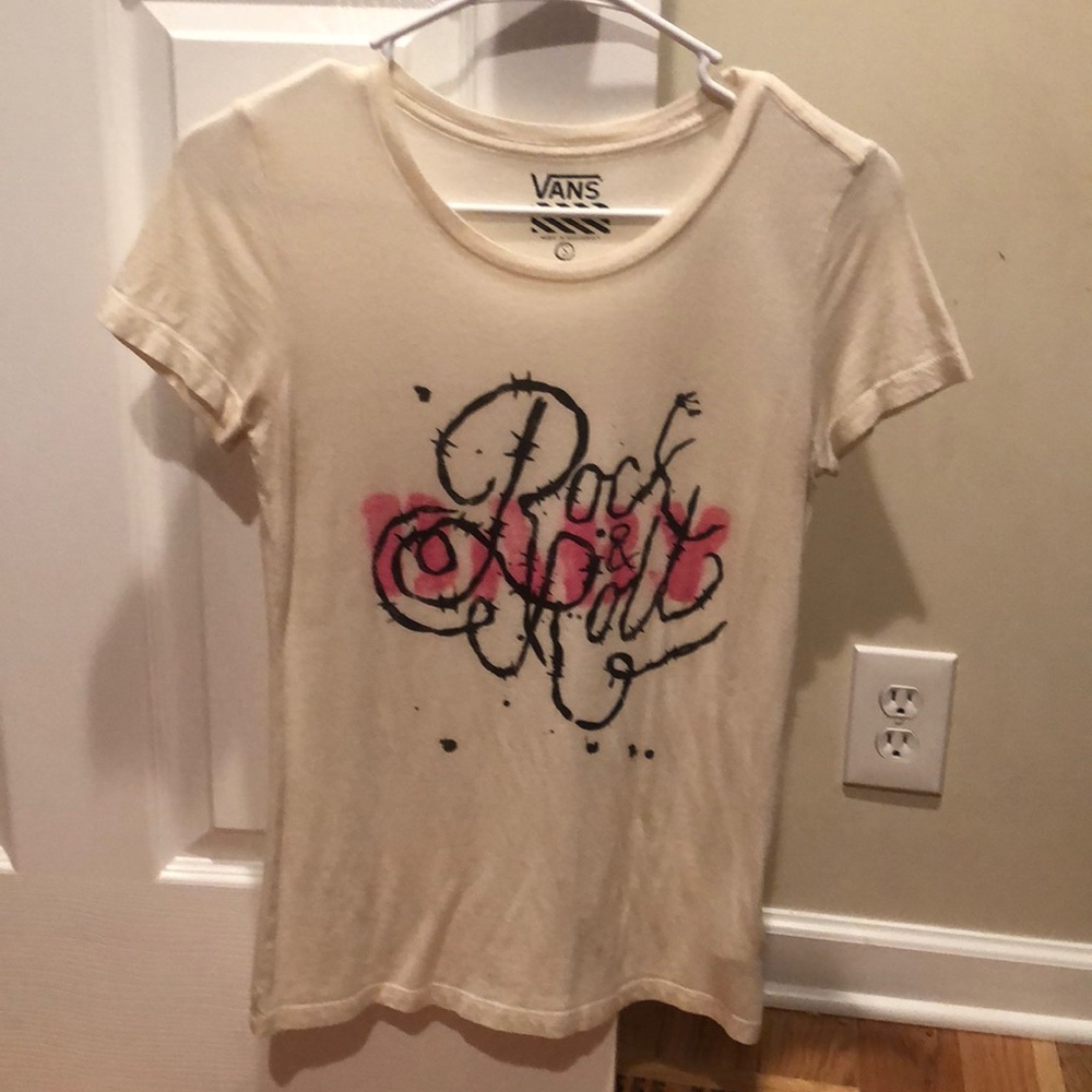 Van’s “Rock n Roll Baby” women’s t shirt